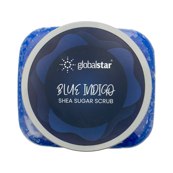 Globalstar Blue Indigo Sugar Scrub with Shea Butter â€“ 600g | Nourishing & Smoothing Body Scrub