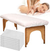 Globalstar White Fitted Bed Cover 90 x 215 cm – Pack of 10 High-Quality Sheets