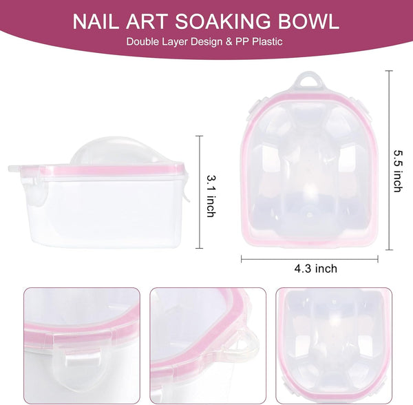 Globalstar's Vibrant Nail Soaking Bowl Set - Style and Functionality Collide