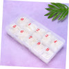 Globalstar 500PCS Faux Nail Art Stickers - White Full Cover French Manicure Oval Decals