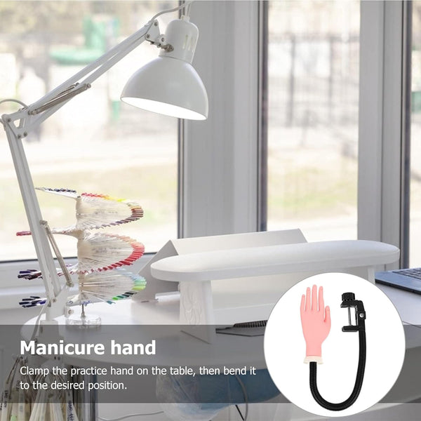 Globalstar Pro Nail Artist's Dream - Bendable Mannequin Hand for Manicure Mastery
