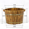 Globalstar Foot Soak Tub - Indulge in Natural Wooden Luxury for Soothing Foot Care
