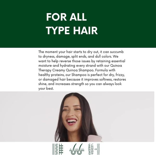 Morfose Quinoa Protein Shampoo 1000ml - Nourish and Protect Your Hair