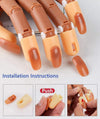 Globalstar Nail Trainer Practice Hand - Realistic and Flexible Mannequin for Pro Results