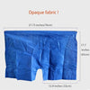 Globalstar 75-Pack Men's Disposable Blue Shorts - Hygienic Solution for Spas, Salons, and Travel