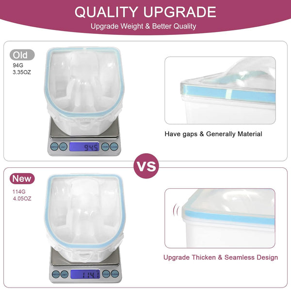 Globalstar Blue Nail Soaking Bowls - The Ultimate Gel Nail Polish Remover Solution