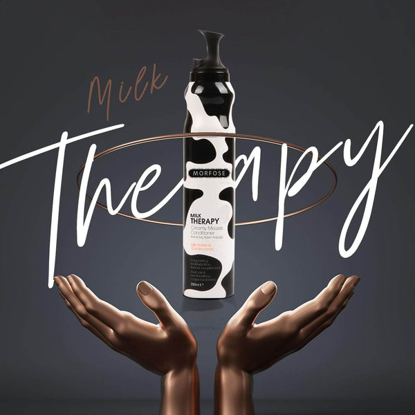Morfose 200ml Milk Therapy Creamy Mousse Conditioner - Silky Smooth & Hydrated Hair