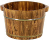 Globalstar Foot Soak Tub - Indulge in Natural Wooden Luxury for Soothing Foot Care