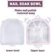 Globalstar Nail Soak Bowl Set of 2pcs - The Essential Manicure Companion