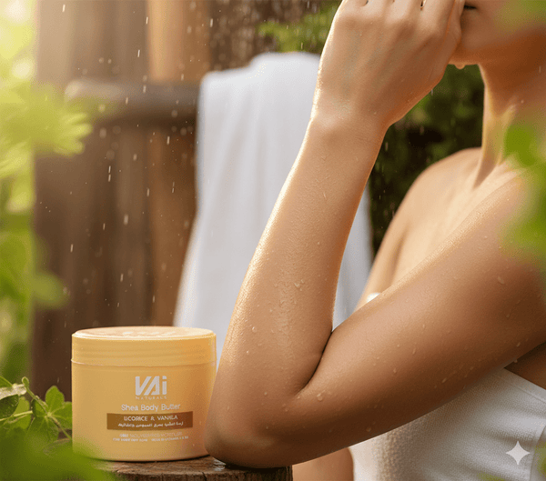 Vai Naturals Body Care Trio Licorice & Vanilla – Sugar Scrub 600g, Body Soap 500ml & 48-Hour Hydrating Body Butter 300ml