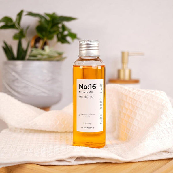 Sinoz No 16 Miracle Oil â€“ Multi-Purpose Face, Body & Hair Nourishing Oil, 100ml