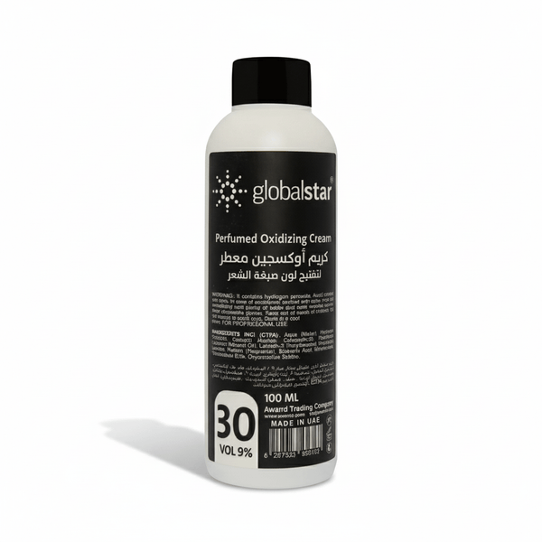 Globalstar Oxygen Fragranced 30% 100ml – Professional Scented Oxidizing Cream for Vibrant Hair Color