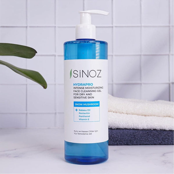 Sinoz Hydrapro Facial Cleansing Gel â€“ Intensive Moisturizing for Dry Sensitive Skin, 400ml