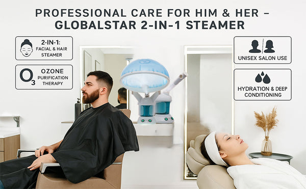 Beautystar Mini 2 in 1 Hair & Facial Steamer HF-2002