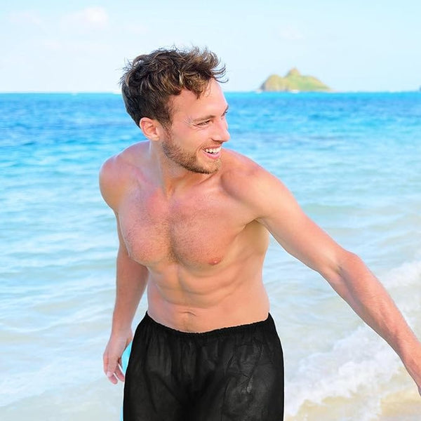 Globalstar Disposable Unisex Nonwoven Boxer Shorts 12pc BN-1006