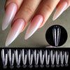 Globalstar 120 Pieces Clear Dual Nail Shapes - Water Drops Nail Mould