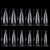 Globalstar 120 Pieces Clear Dual Nail Shapes - Water Drops Nail Mould