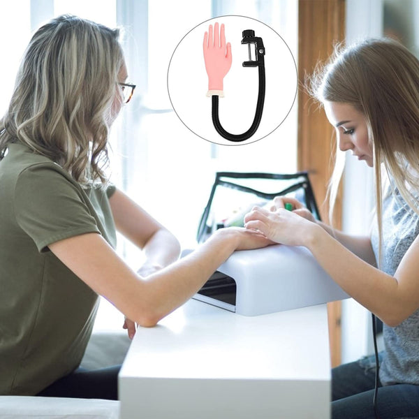 Globalstar Pro Nail Artist's Dream - Bendable Mannequin Hand for Manicure Mastery