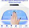 Globalstar Rechargeable 60W Cordless UV LED Nail Lamp with Automatic Sensor - Professional Gel Nail Dryer