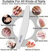 Globalstar Professional 25pcs Nail Files 100/180 Grit - Perfect for Acrylic & Natural Nails