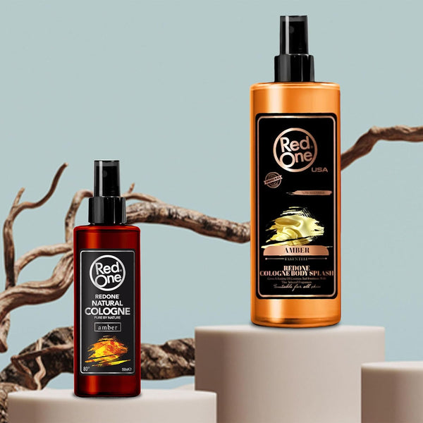 RedOne Amber After Shave Cologne Body Splash 400ml - Ultimate Freshness & Cleanliness