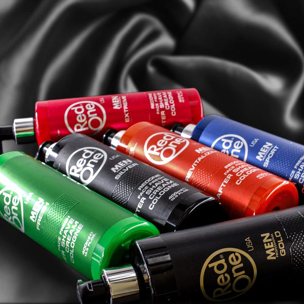 RedOne After Shave Cream Cologne Fresh 400ml - Tropical Scent, Soothing Hydration