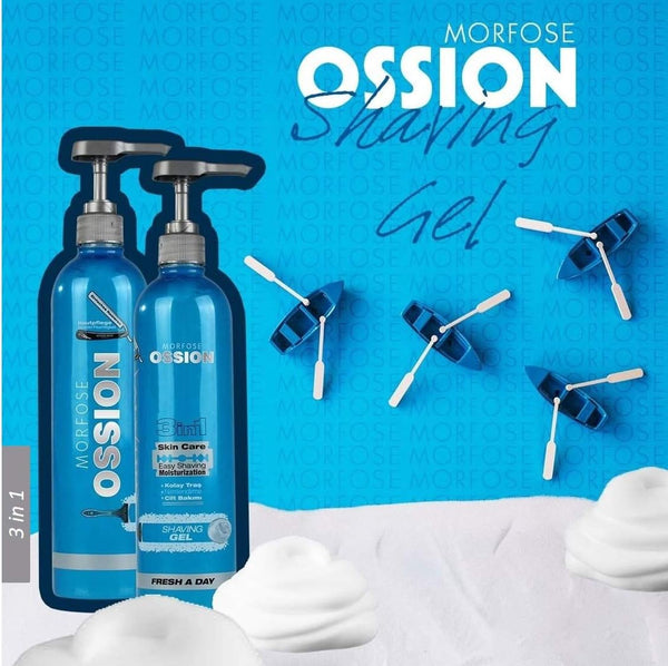 Morfose Ossion Camelot 3 in 1 Shaving Gel 700ml- Shaving Perfection
