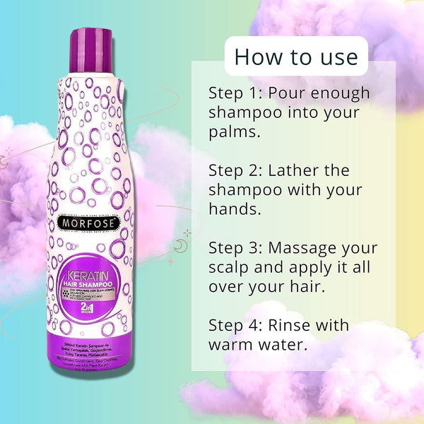 شامبو مورفوس بالكيراتين النباتي ٥٠٠ مل - عناية لطيفة للشعر الضعيف