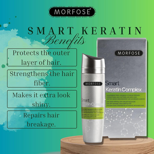 Morfose Keratin Complex Hair Serum - Nourishes, Protects, and Adds Shine, 100ml