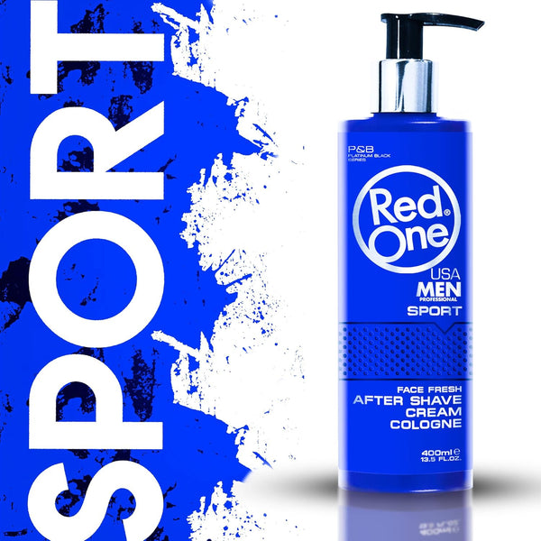 RedOne Sport After Shave Cream Cologne - 3-in-1 Formula for Active Men 400ml