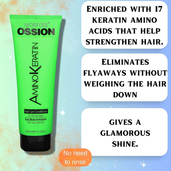 Morfose Ossion Amino Keratin Hair Conditioner - 200ml Ultimate Hair Softness
