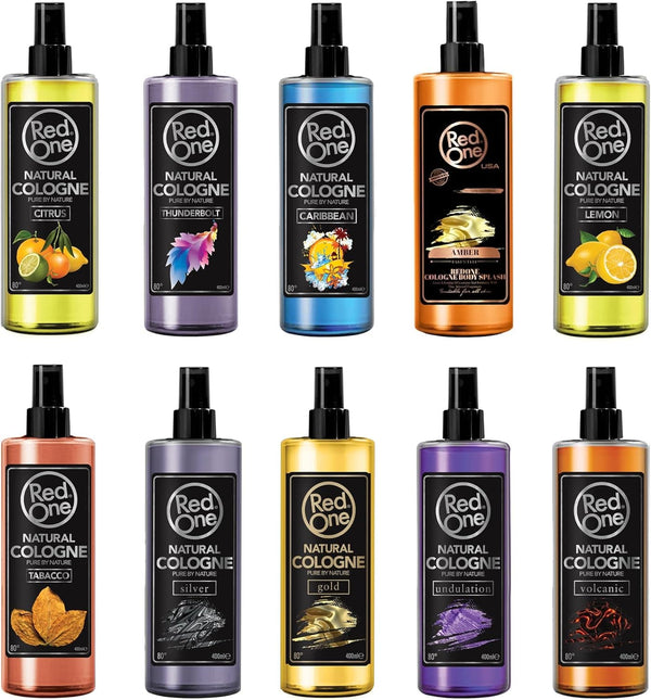 RedOne Amber After Shave Cologne Body Splash 400ml - Ultimate Freshness & Cleanliness