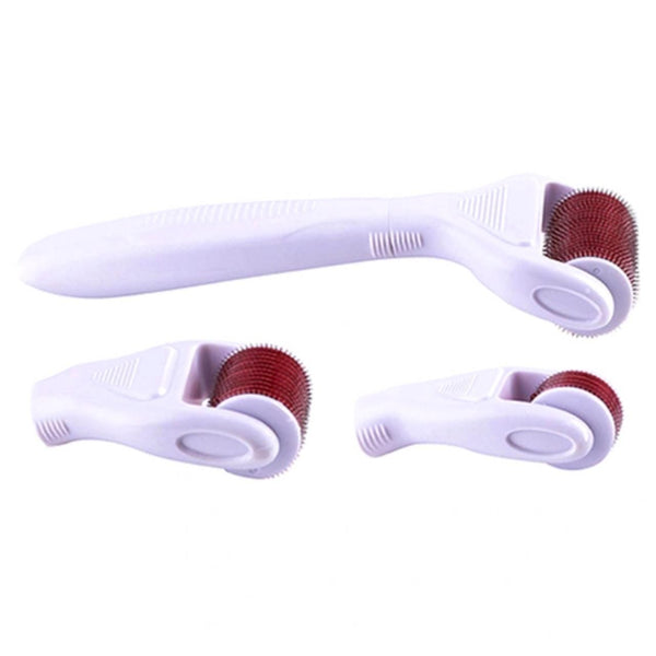 Globalstar 4 in 1 Derma Roller Interchangebale Heads Micro Needle For Face And Body 840