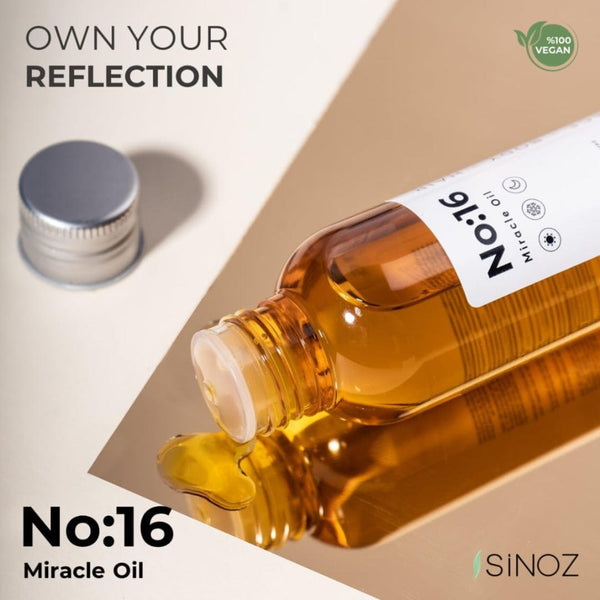 Sinoz No 16 Miracle Oil â€“ Multi-Purpose Face, Body & Hair Nourishing Oil, 100ml