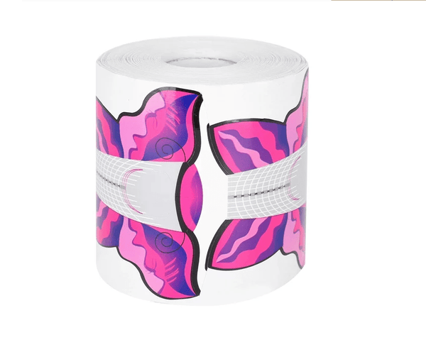 Globalstar Nail Form Extension Sticker Butterfly Shape 1 roll 300pcs BS-F05
