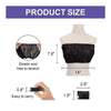 Globalstar Disposable Non Woven Bra Tube Top With Tie Black 50pcs BW-102 - Awarid UAE