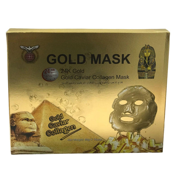 Black 24k Gold Caviar Collagen Mask 60g 1 Box - Awarid UAE