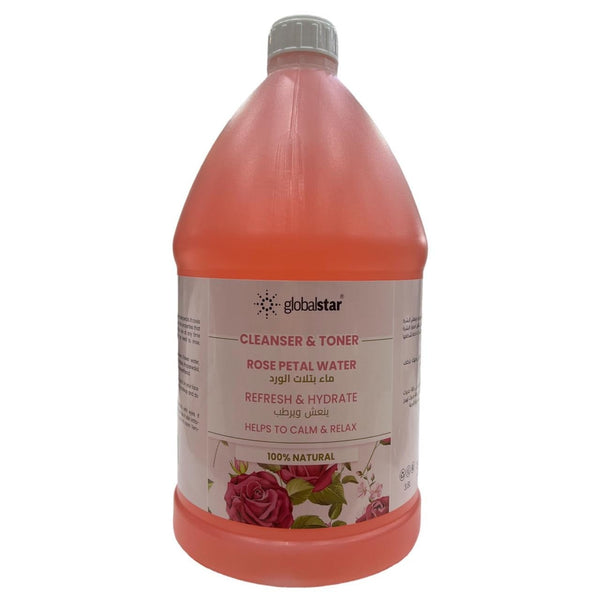 Globalstar Rose Petal Water Cleanser & Toner 3.8L