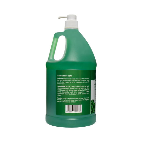 Globalstar Hand & Foot Soak With Tea Tree & Mint Essential Oil & Sea Salt 3.8L