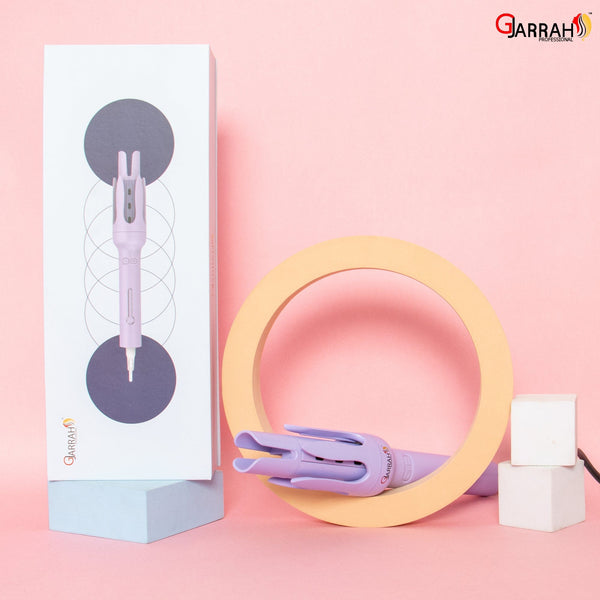 Gjarrah Professional Ceramic Hair Curler - Dual Voltage Curling Wand for Perfect Curls & Waves