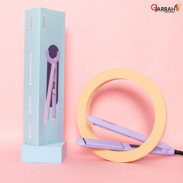 Gjarrah Ceramic Hair Straightener Surgeon – Professional Dual Voltage Styler for Precise and Smooth Styling