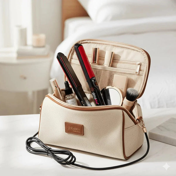 Gjarrah Hair Dryer FL-6001 & Globalstar Hair Straightener + 2-in-1 Brush Dryer – Free Oplus Hair Transformation Set!