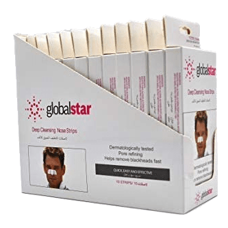 Globalstar Deep Cleansing Nose Strips 1 Box GS-1001 - Awarid UAE