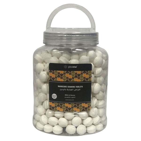 Globalstar Manicure Soaking Tablets Milk And Honey 1000g - Awarid UAE