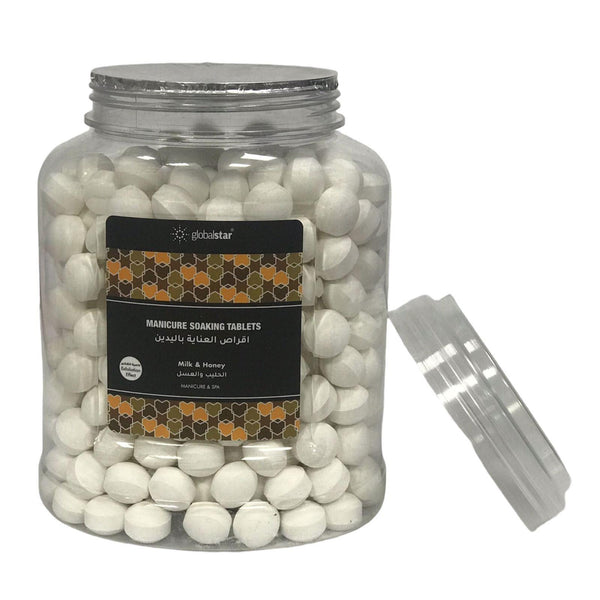 Globalstar Manicure Soaking Tablets Milk And Honey 1000g - Awarid UAE
