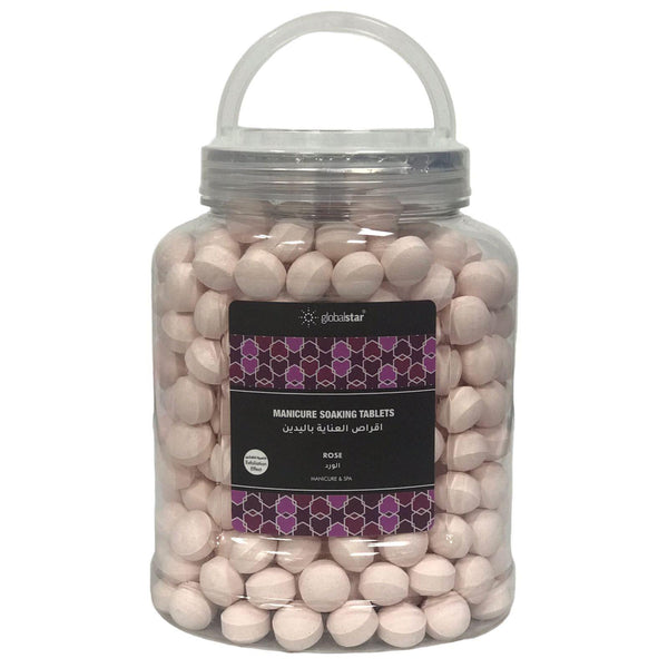 Globalstar Manicure Soaking Tablets Rose 1000g - Awarid UAE