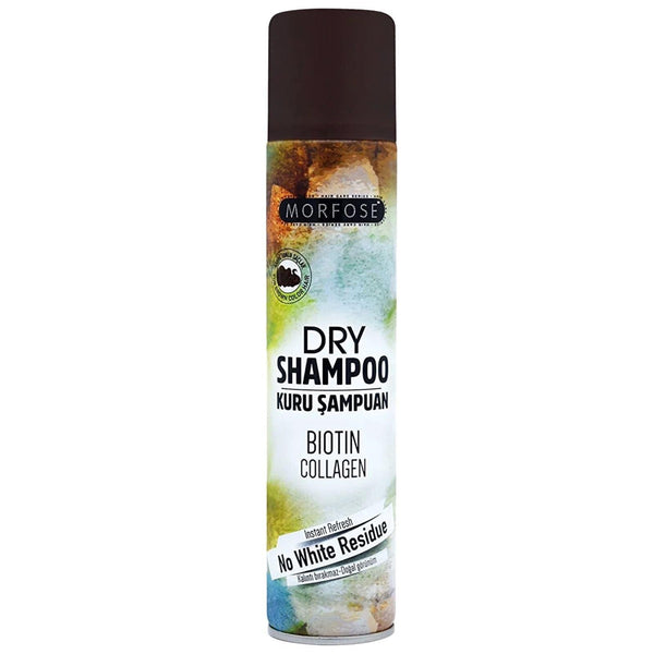 Morfose Dry Shampoo With Biotin & Collagen For Brown Color Hair No White Residue 200ml - Awarid UAE