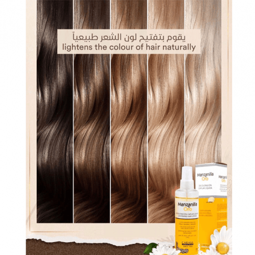 Manzanilla Oro Lightening Hair Lotion Spray 180ml - Awarid UAE