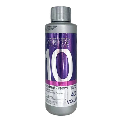 Morfose 10 Oxidant Cream 12% 40 Volume 150ml - Professional Hair Developer for Perfect Color Results
