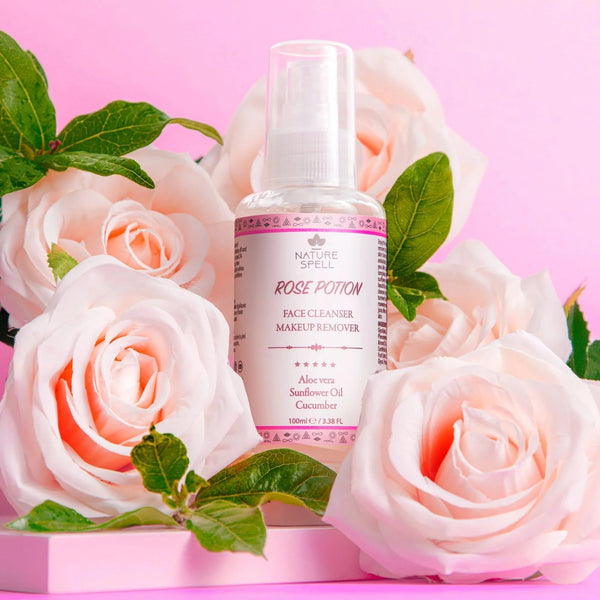 Nature Spell Rose Potion Face Cleanser Makeup Remover 100ml - Awarid UAE